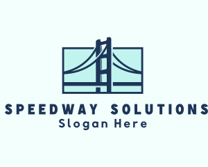 Road - Road Bridge Infrastructure logo design