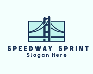 Road Bridge Infrastructure logo design