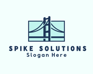 Road Bridge Infrastructure logo design