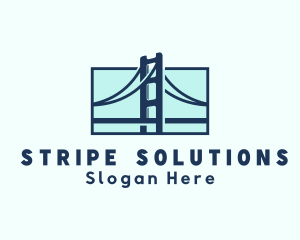 Road Bridge Infrastructure logo design