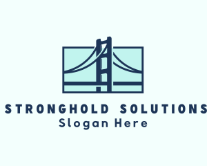 Road Bridge Infrastructure logo design