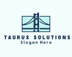 Road Bridge Infrastructure logo design