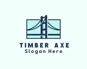 Road Bridge Infrastructure logo design