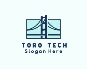 Road Bridge Infrastructure logo design