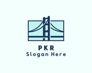 Road Bridge Infrastructure logo design