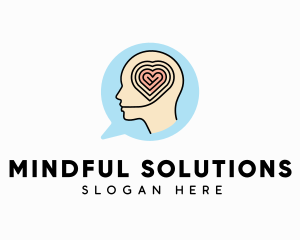 Mental - Mental Health Counseling Therapist logo design