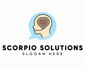 Mental Health Counseling Therapist logo design