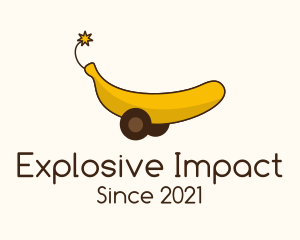 Banana Cannon Artillery logo design