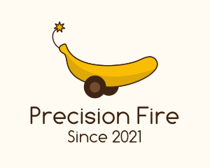 Banana Cannon Artillery logo design