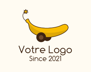 Market - Banana Cannon Artillery logo design