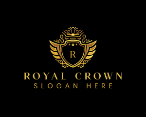 Royal Crest Shield logo design