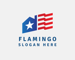 American Flag House Logo
