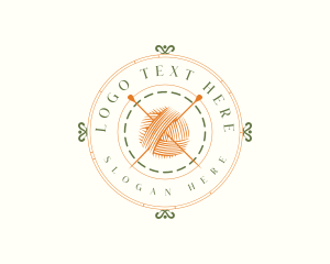 Sew - Craft Yarn Corchet logo design