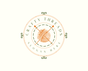 Craft Yarn Corchet logo design