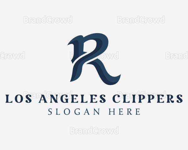 Startup Advertising Studio Letter R Logo