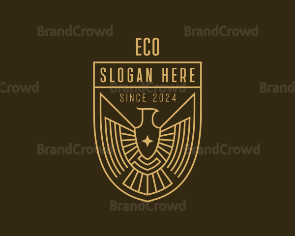 Upscale Bird Shield Logo