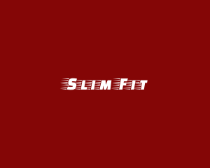 Weight Loss - Red Fast & Fitness Text Font logo design