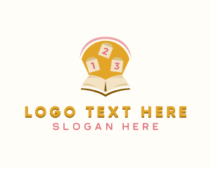 Author - Kindergarten Learning Book logo design