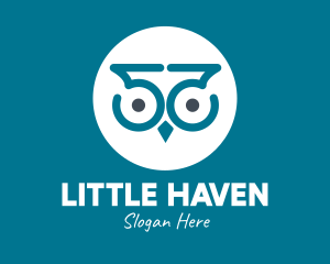 Little - Cute Owl Education logo design
