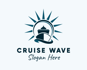 Cruiser - Sun Cruise Liner logo design