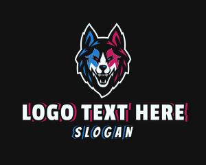 Coyote - Angry Avatar Wolf logo design