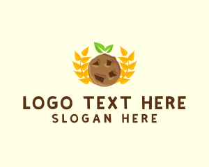 Baked - Wheat Choco Chip Cookie logo design