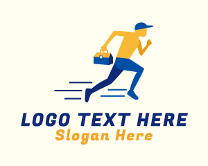 Fast Running Handyman Logo