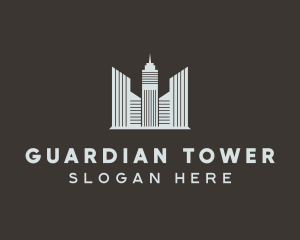 Apartment Building Tower logo design