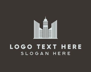 Office Space - Apartment Building Tower logo design