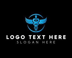 Health - Medical Clinic Caduceus logo design