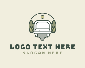 Van Rental - Explore Outdoor Van logo design