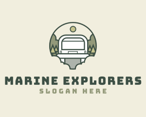 Explore Outdoor Van logo design