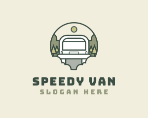 Van - Explore Outdoor Van logo design