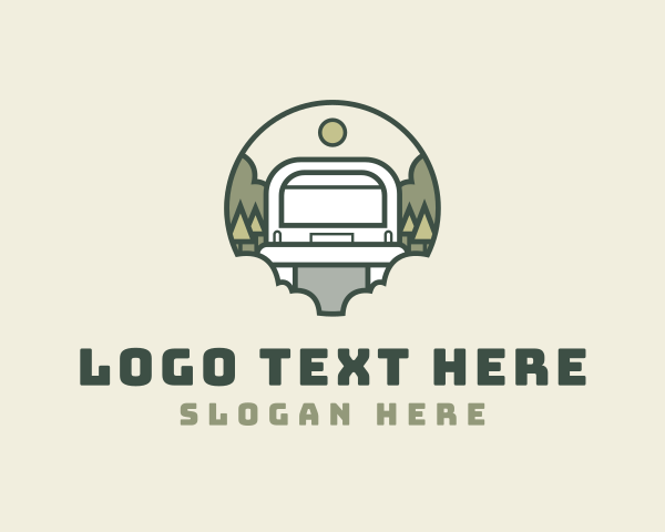 Explore - Explore Outdoor Van logo design