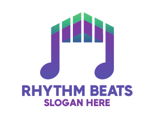 Edm - DJ Music Beat logo design