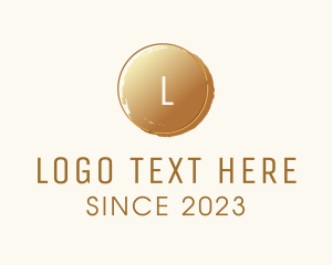 Watercolor - Golden Circle Cosmetics logo design