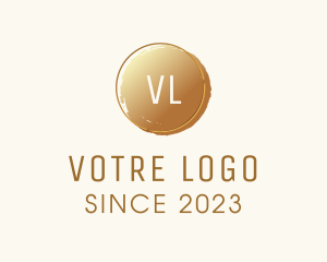 Watercolor - Golden Circle Cosmetics logo design