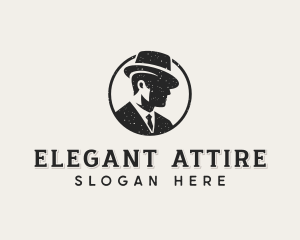 Gentleman Suit Menswear logo design