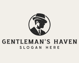 Gentleman Suit Menswear logo design