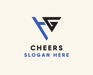 Team - Triangle Industrial Letter H & G logo design