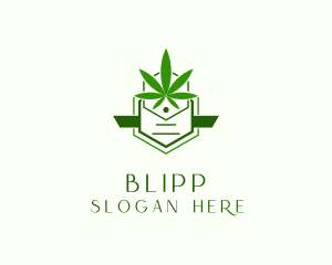 Organic Marijuana Cannabis Logo