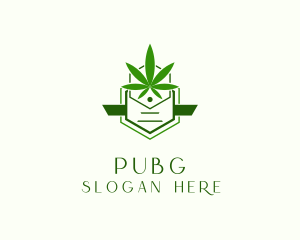 Organic Marijuana Cannabis Logo