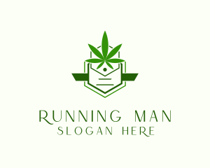 Organic Marijuana Cannabis Logo