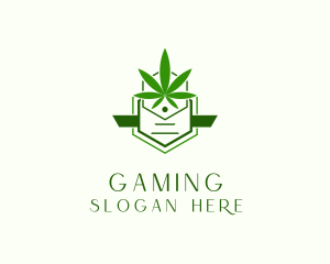 Organic Marijuana Cannabis Logo