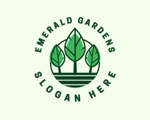 Green Leaf Nature logo design