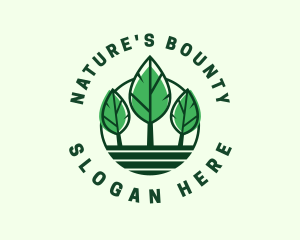 Green Leaf Nature logo design