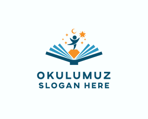 Child Book School logo design