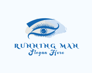 Woman Beauty Eyelash Logo