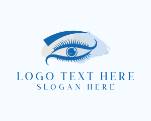 Lady - Woman Beauty Eyelash logo design