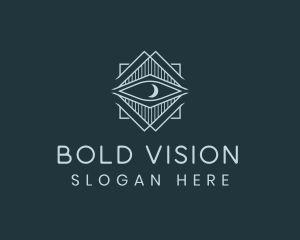 Vision Eye Moon logo design